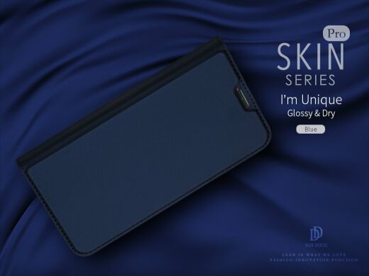 Чохол-книжка DUX DUCIS Skin Pro для Samsung Galaxy M20, Dark Blue