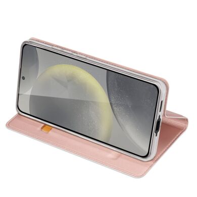 Чехол-книжка DUX DUCIS Skin Pro для Samsung Galaxy S24 FE (S721) - Pink