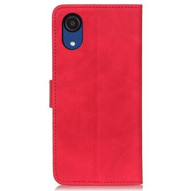 Чехол-книжка KHAZNEH Retro Wallet для Samsung Galaxy A03 Core (A032) - Red