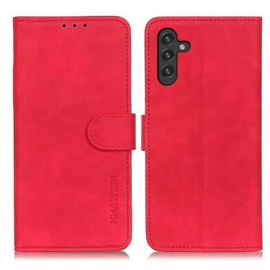 Чохол-книжка KHAZNEH Retro Wallet для Samsung Galaxy A13 5G (A136) / A04s (A047) - Red