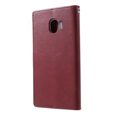 Чехол-книжка MERCURY Classic Wallet для Samsung Galaxy J4 2018 (J400) - Wine Red