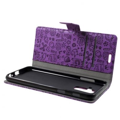 Чехол-книжка UniCase Graffiti Pattern для Samsung Galaxy A6+ 2018 (A605) - Purple