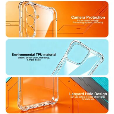 Чохол з посиленими кутами IMAK Airbag MAX Case для Samsung Galaxy S26 FE - Transparent