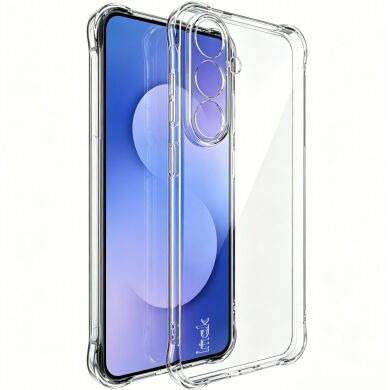 Чохол з посиленими кутами IMAK Airbag MAX Case для Samsung Galaxy S26 FE - Transparent