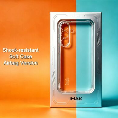 Чохол з посиленими кутами IMAK Airbag MAX Case для Samsung Galaxy S26 FE - Transparent