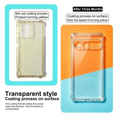 Чохол з посиленими кутами IMAK Airbag MAX Case для Samsung Galaxy S26 FE - Transparent