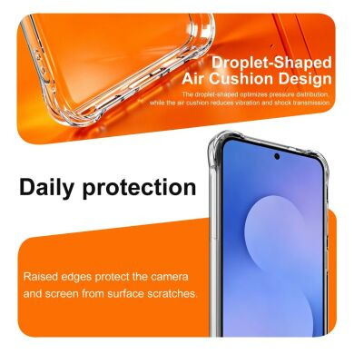 Чохол з посиленими кутами IMAK Airbag MAX Case для Samsung Galaxy S26 FE - Transparent