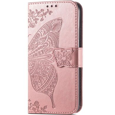 Чехол UniCase Butterfly Pattern для Samsung Galaxy A14 (А145) - Rose Gold