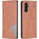 Чохол UniCase Geometric Pattern для Samsung Galaxy A56 (A566) - Brown