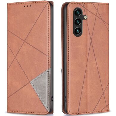 Чохол UniCase Geometric Pattern для Samsung Galaxy A56 (A566) - Brown