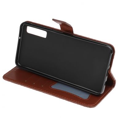 Чехол UniCase Leaf Wallet для Samsung Galaxy A7 2018 (A750) - Brown