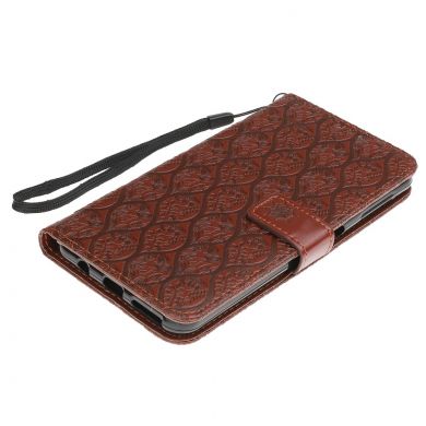 Чехол UniCase Leaf Wallet для Samsung Galaxy A7 2018 (A750) - Brown