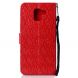 Чехол UniCase Leaf Wallet для Samsung Galaxy J6 2018 (J600) - Red. Фото 3 из 8