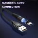 Дата-кабель TOPK AM60 Fast Charging Magnetic MicroUSB (2.4A) - Red. Фото 2 из 6
