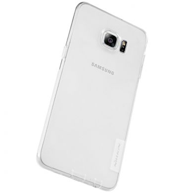Силіконова накладка NILLKIN Nature TPU для Samsung Galaxy S6 edge+ (G928), Білий