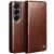 Шкіряний чохол QIALINO Classic Case для Samsung Galaxy S26 - Brown