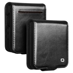 Кожаный чехол QIALINO Classic Case (FF) для Samsung Galaxy Flip 7 - Black