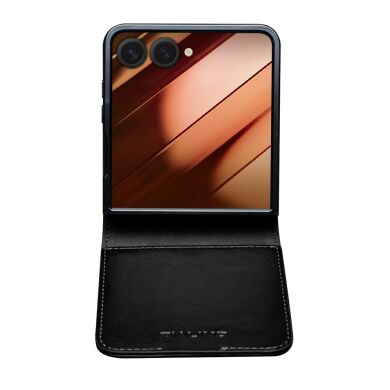 Кожаный чехол QIALINO Classic Case (FF) для Samsung Galaxy Flip 7 - Black