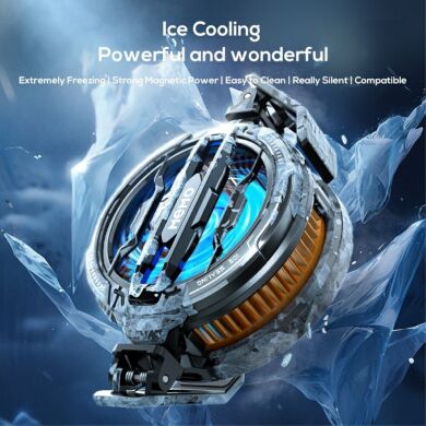 Кулер-вентилятор для смартфона MEMO CX07 Magnetic Cooler - Black