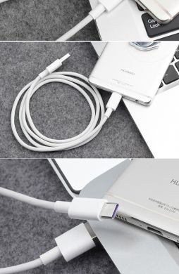 Оригинальный дата-кабель Huawei Super Charge (5A, type-c)