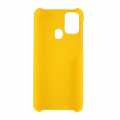 Пластиковый чехол Deexe Hard Shell для Samsung Galaxy M31 (M315) - Yellow