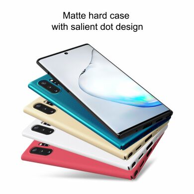 Пластиковый чехол NILLKIN Frosted Shield для Samsung Galaxy Note 10+ (N975) - Red