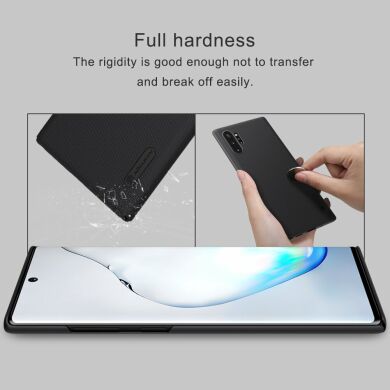 Пластиковый чехол NILLKIN Frosted Shield для Samsung Galaxy Note 10+ (N975) - Black