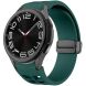 Ремешок Deexe Aurora Strap для Samsung Galaxy Watch 4 / 4 Classic / 5 / 5 Pro / 6 / 6 Classic / 7 / FE - Dark Green. Фото 2 из 8