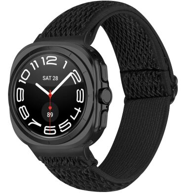 Ремешок Deexe Braided Strap для Samsung Galaxy Watch 8 (40/44mm) / 8 Classic / Ultra (2025) - Black