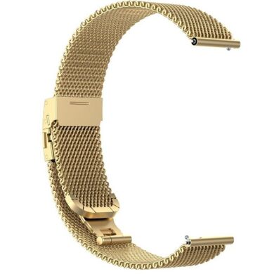 Ремешок Deexe Milanese Bracelet для часов с шириной крепления 20мм - Champagne Gold