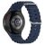 Ремінець Deexe Ocean Strap для Samsung Galaxy Watch 4 / 5 / 6 / 7 / FE (40mm) - Dark Blue