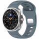 Ремешок Deexe Sport Band для Samsung Galaxy Watch 8 (40/44mm) / 8 Classic - Grey / Blue. Фото 2 из 6