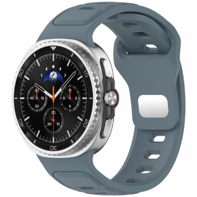 Ремешок Deexe Sport Band для Samsung Galaxy Watch 8 (40/44mm) / 8 Classic - Grey / Blue