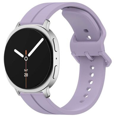 Ремешок KALEBOL Groove Design для Samsung Galaxy Watch 8 (40/44mm) / 8 Classic - Light Purple