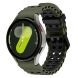 Ремешок KALEBOL Ocean Strap для Samsung Galaxy Watch 4 / 4 Classic / 5 / 5 Pro / 6 / 6 Classic / 7 / FE - Army Green / Black. Фото 4 из 9