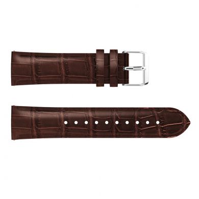 Ремешок UniCase Crocodile Texture для Samsung Galaxy Watch 46mm / Watch 3 45mm / Gear S3 - Brown