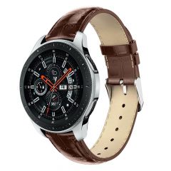 Ремінець UniCase Crocodile Texture для Samsung Galaxy Watch 46mm - Brown
