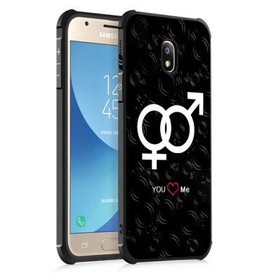 Захисний чохол UniCase Black Style для Samsung Galaxy J3 2017 (J330) - You Love Me