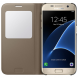 Чехол S View Cover для Samsung Galaxy S7 (G930) EF-CG930PBEGWW - Gold. Фото 3 из 3