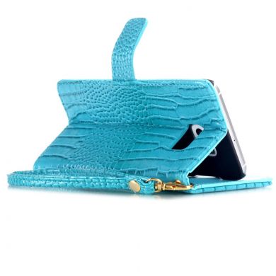 Чехол-книжка Deexe Crocodile Style для Samsung Galaxy S7 (G930) - Blue