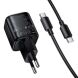 Мережевий зарядний пристрій Hoco N84 PD45W + кабель Type-C to Type-C - Black