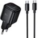 Мережевий зарядний пристрій Hoco N84 PD45W + кабель Type-C to Type-C - Black