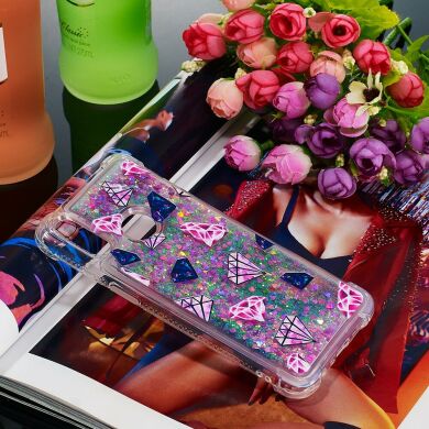Силиконовая (TPU) накладка Deexe Fashion Glitter для Samsung Galaxy A10s (A107) - Diamond