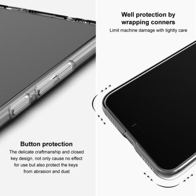 Силіконовий (TPU) чохол IMAK UX-5 Series для Samsung Galaxy A14 (А145) - Transparent