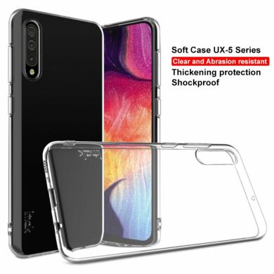 Силиконовый чехол IMAK UX-5 Series для Samsung Galaxy A30s (A307) - Transparent