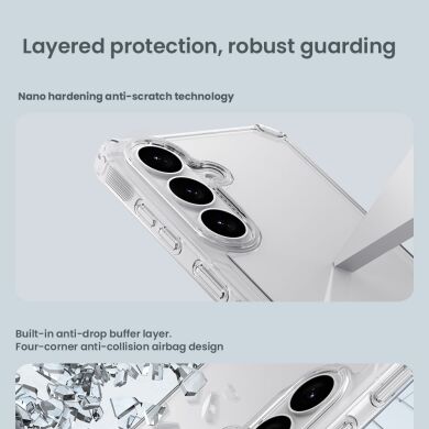 Силиконовый чехол NILLKIN Nature TPU Pro для Samsung Galaxy S26 - Transparent