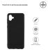 Силиконовый (TPU) чехол ArmorStandart Matte Slim Fit для Samsung Galaxy A04 (A045) - Black. Фото 3 из 3