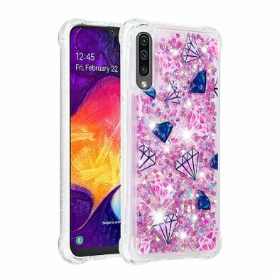 Силіконовий (TPU) чохол Deexe Fashion Glitter для Samsung Galaxy A50 (A505) / A30s (A307) / A50s (A507), Daimond