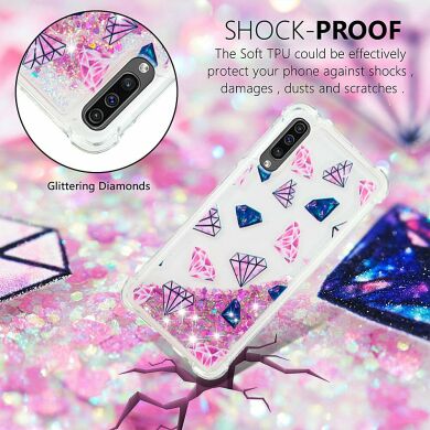 Силіконовий (TPU) чохол Deexe Fashion Glitter для Samsung Galaxy A50 (A505) / A30s (A307) / A50s (A507), Daimond