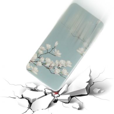 Силиконовый (TPU) чехол Deexe Life Style для Samsung Galaxy J4+ (J415) - Pretty Flowers
